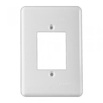 PLACA CONJUNTO ILUMI STYLUS BRANCO 4x2 -3 INTERUPTORES - 2051