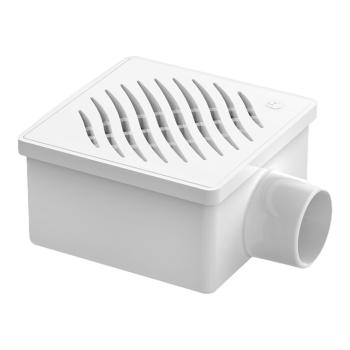 RALO SIFONADO TIGRE QUADRADO BRANCO 100x53x40mm