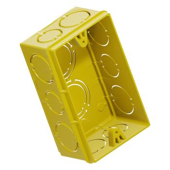 CAIXINHA DE LUZ PVC TIGRE AMARELA 4x2