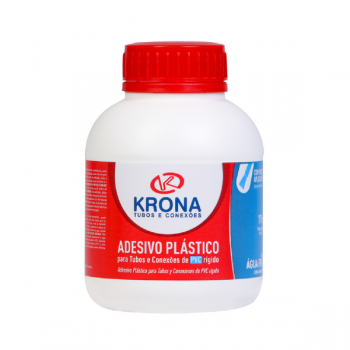 COLA PVC - ADESIVO PARA TUBO SOLDAVEL 175G COM PINCEL KRONA