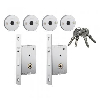 TRAVA QUADRUPLA STAM INOX 1004 ROSETA REDODONDA PAR