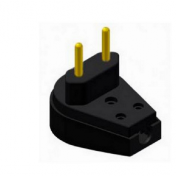 PINO PRENSA CABO ILUMI 2 POLOS 20A. GIGANTE PRETO/CINZA  1415 E 1413