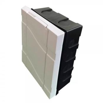 CENTRINHO THOMPSON PVC PARA EMBUTIR 3 DISJUNTORES NEMA / 4 DIN BRANCO