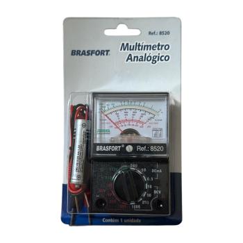 MULTIMETRO ANALOGICO BRASFORT ACOMPANHA PILHA REF-8520