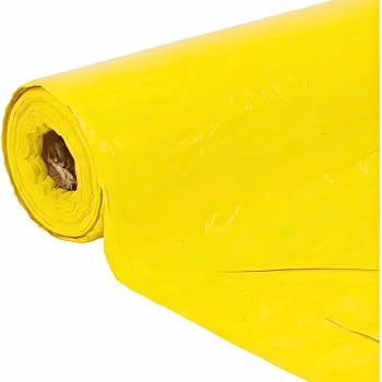 LONA PLASTICA  AMARELA LARGURA 4 METROS  GROSSA  - METRO