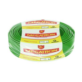 CABO FLEXÍVEL 2,5MM 100METROS VERDE 750V MEGATRON
