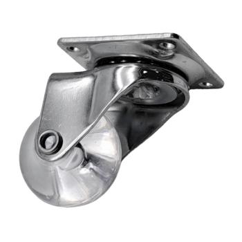 RODIZIO SILICONE JOMARCA BASE GIRATORIA SEM TRAVA 35mm