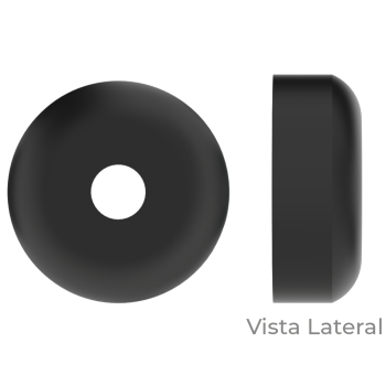 VEDANTE DE BORRACHA NITRÍLICA ABAULADO PARA REGISTRO E TORNEIRA - 15 MM UNIDADE