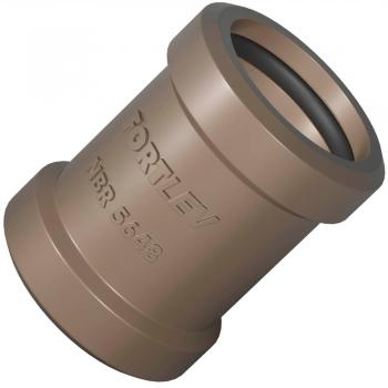 LUVA DE CORRER PARA TUBO SOLDAVEL FORTLEV 25MM 3/4 MARROM