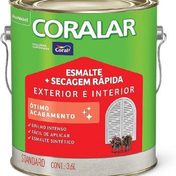 TINTA ESMALTE SINTÉTICO . 3,600 GALAO BRANCA BR CORALAR