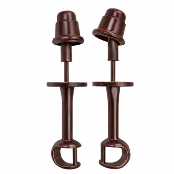 SUPORTE P/VARÃO SIMPLES 19MM MOGNO