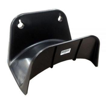 SUPORTE PARA MANGUEIRA PAREDE  OVERTIME PVC PRETO