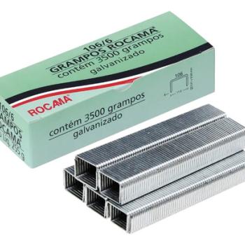 GRAMPO PARA GRAMPEADOR ROCAMA 106/6 300gr CAIXA