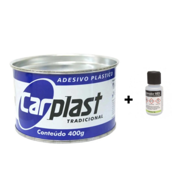 MASSA PLASTICA 400GR CARPLAST CINZA