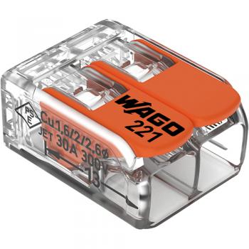 CONECTOR WAGO 2VIAS 6,0MM 221-612 - CHUVEIRO