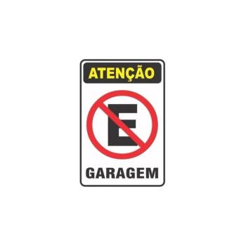PLACAS ATENÇÃO CARAGEM JC-230