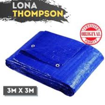 LONA CARRETEIRO THOMPSON 3M X 3M AZUL POLIETILENO 09M2