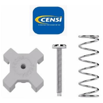 CRUZETA, MOLA E PARAFUSO PARA VALVULA DE DESCARGA HYDRA* MAX/CLEAN/PRO - 1.1/4“ E 1.1/2“