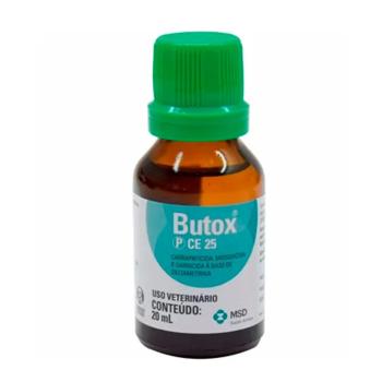 BUTOX INTERVET P CARRAPATICIDA, MOSQUICIDA PARA BOVINOS VIDRO MSD 20ML