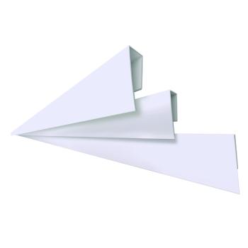 RODA FORRO ARREMATE U BRANCO GELO 6,00M