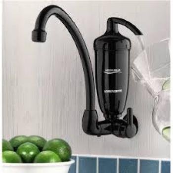 TORNEIRA COZINHA PAREDE C/ PURIFICADOR DE AGUA ACQ BELLA BLACK