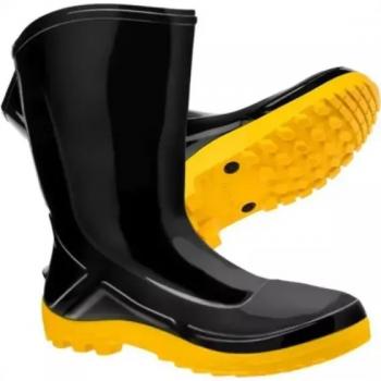 BOTA PEGA FORTE CANO CURTO PT/AM N:41