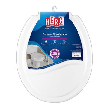 ASSENTO SANITARIO ALMOFADADO HERC BRANCO 2385