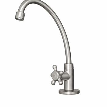 TORNEIRA BICA MOVEL BANCADA/MESA SIMPLES CINZA PLASTICO