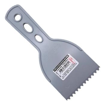 ESPATULA COMPEL PVC DENTADA MASSA CORRIDA 08cm