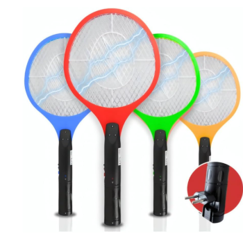 RAQUETE ELÉTRICA MATA PERNILONGOS MOSCAS E INSETOS NO GERAL RECARREGÁVEL BIVOLT