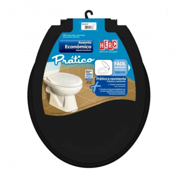 ASSENTO SANITARIO PRETO 182 HERC