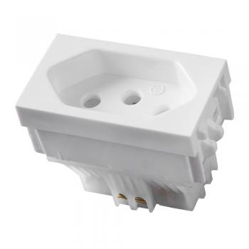 MODULO ILUMI SLIM 1 TOMADA 10A. BRANCO 81140