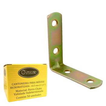 CANTONEIRA PARA MOVEIS BICROMATIZADA 2.1/2