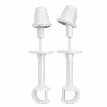 SUPORTE P/VARÃO SIMPLES 19MM BRANCO