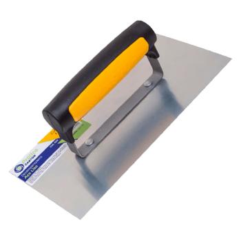 DESEMPENADEIRA ACO LISA CASTOR 10X24 422 DESEMPENADEIRA ACO CASTOR LISA 10 x 24cm PRATICA - 422