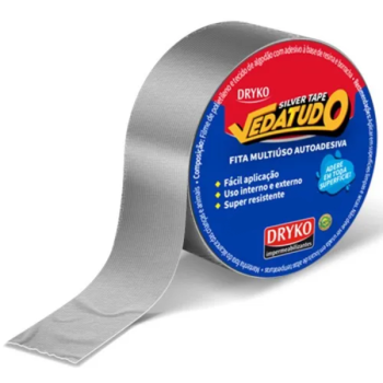 FITA SILVER TAPE CINZA 44 X 5M DRYKO - UNICO