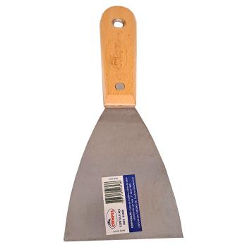 ESPATULA COMPEL ACO INOX CABO MADEIRA 80MM