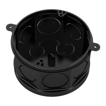 CAIXINHA LUZ 4X4 PRETA REDONDA