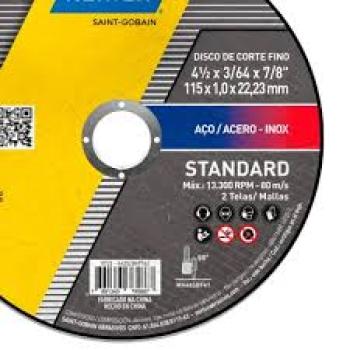 DISCO NORT.INOX 4.1/2X1,0 STANDARD