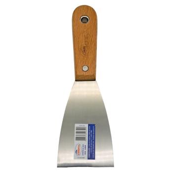 ESPATULA COMPEL ACO INOX CABO MADEIRA 60MM