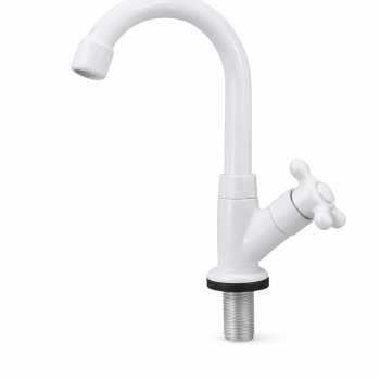 TORNEIRA BICA MOVEL LAVATORIO BANHEIRO BRANCA PLASTICO