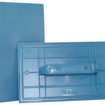 DESEMPENADEIRA PVC 18X30 LISA AZUL