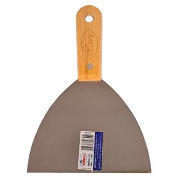 ESPATULA COMPEL ACO INOX CABO MADEIRA 150 MM