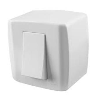 CONJUNTO 1 INTERRUPTOR SIMPLES SOBREPOR 10A