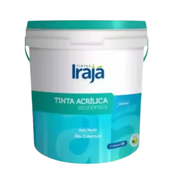 TINTA ACRILICA IRAJA ECONOMICA  3,6L. BRANCO NEVE