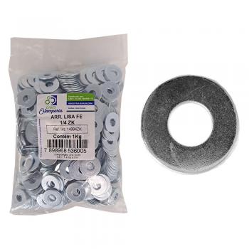 ARRUELA LISA ZINCADA 1/4