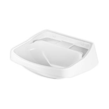 LAVATÓRIO PLÁSTICO 42X36 BRANCO C/VÁLVULA HERC