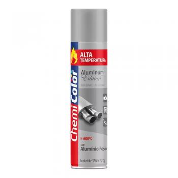 TINTA SPRAY 400 ML ALTA TEMPERATURA ALUMINIO FOSCO
