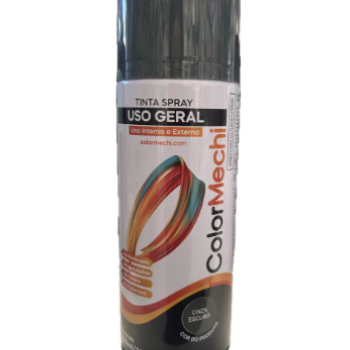 SPRAY COLORMECHI CINZA ESCURO 350ML USO GERAL