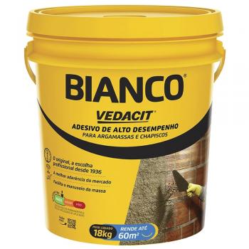 ADITIVO PARA CHAPISCO VEDACIT BIANCO 18KG BRANCO
